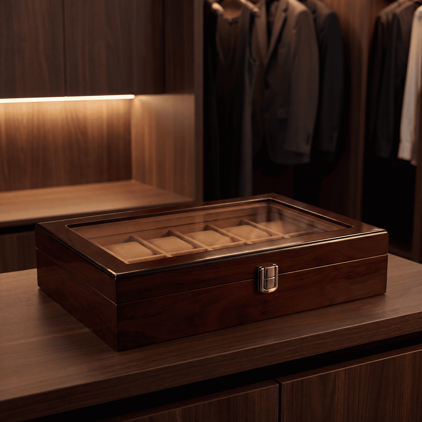 Watch Box - Master of Time Brown™ Series 12