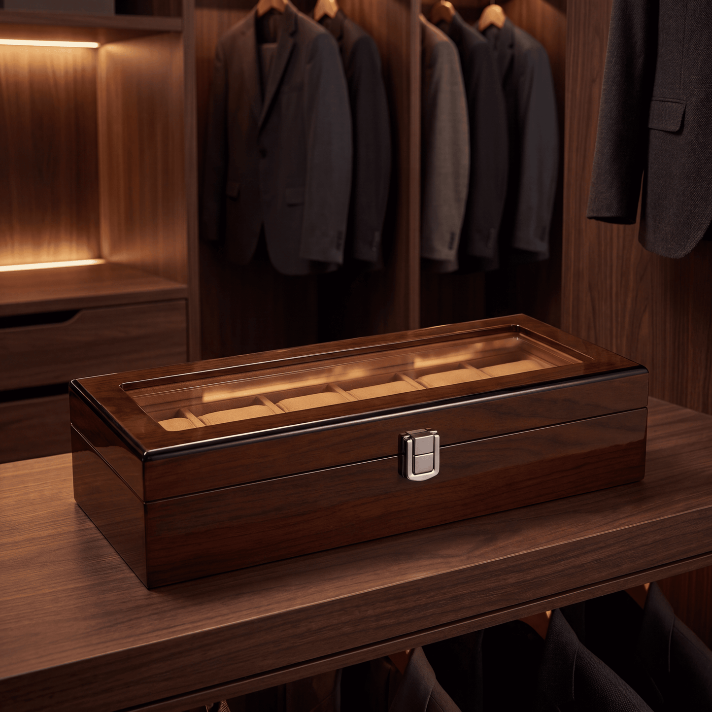 Scatola per orologi - Master of Time Brown™ Serie 6