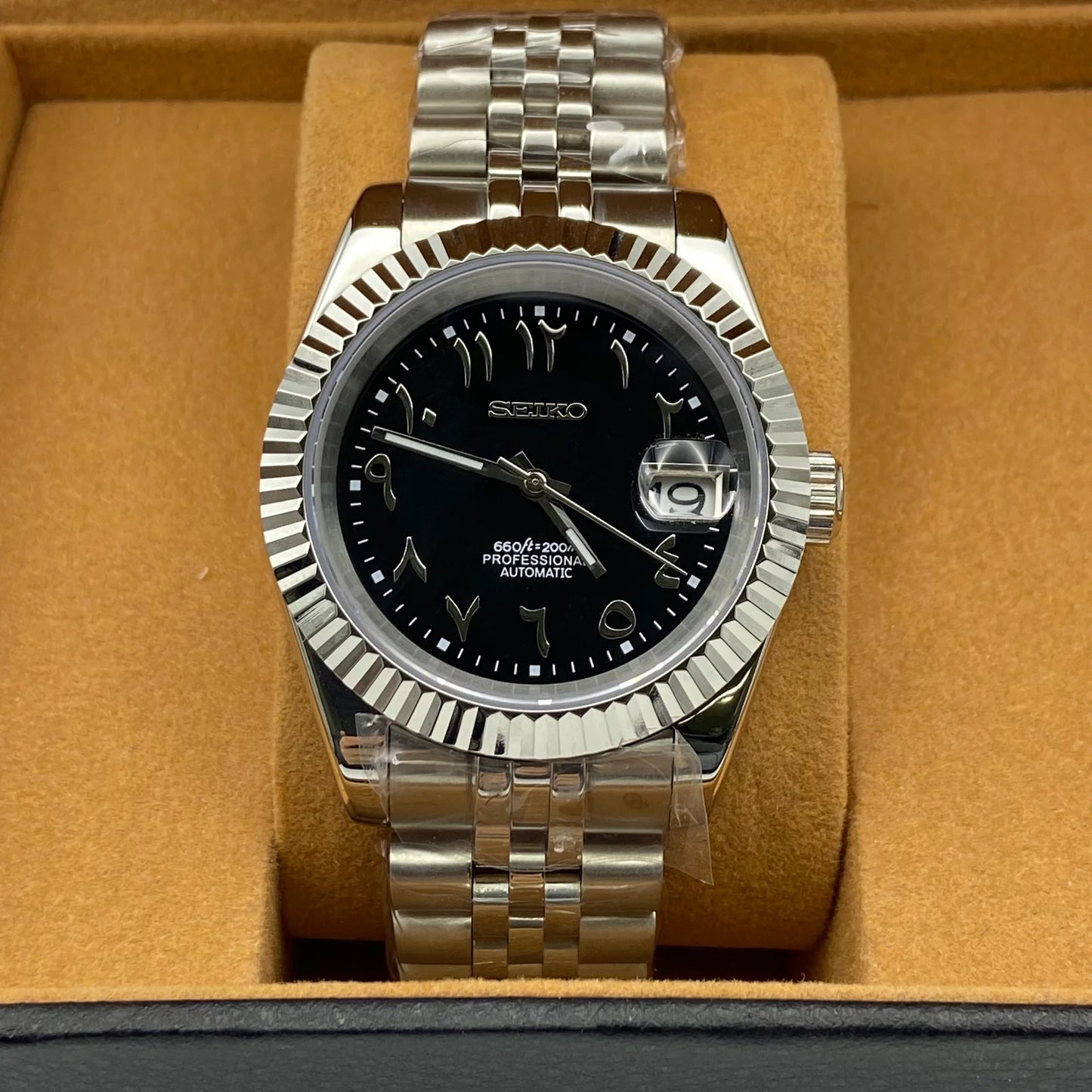 Seiko Mod Datejust - Chiffre Arabe - Esprit Obscur