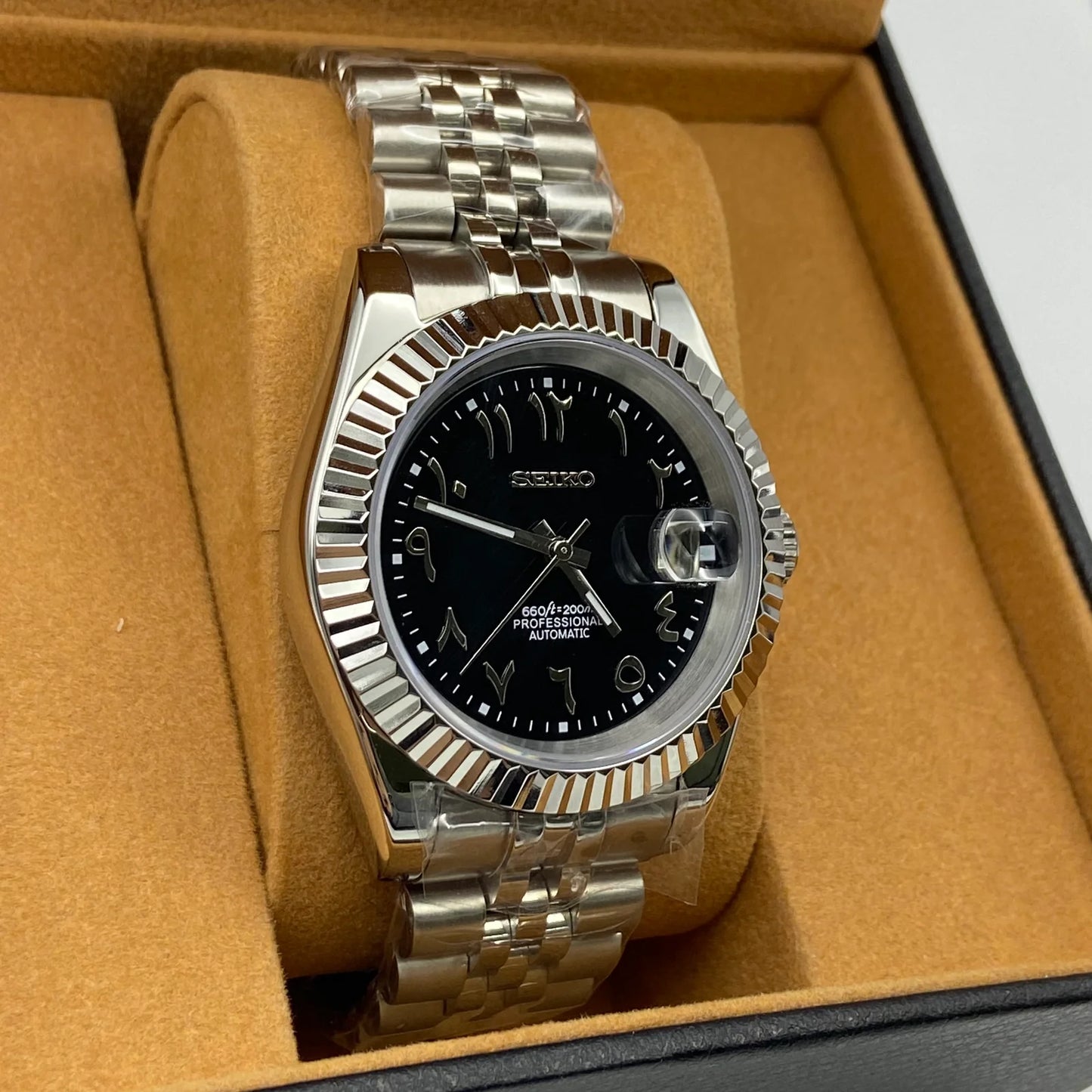 Seiko Mod Datejust - Chiffre Arabe - Esprit Obscur