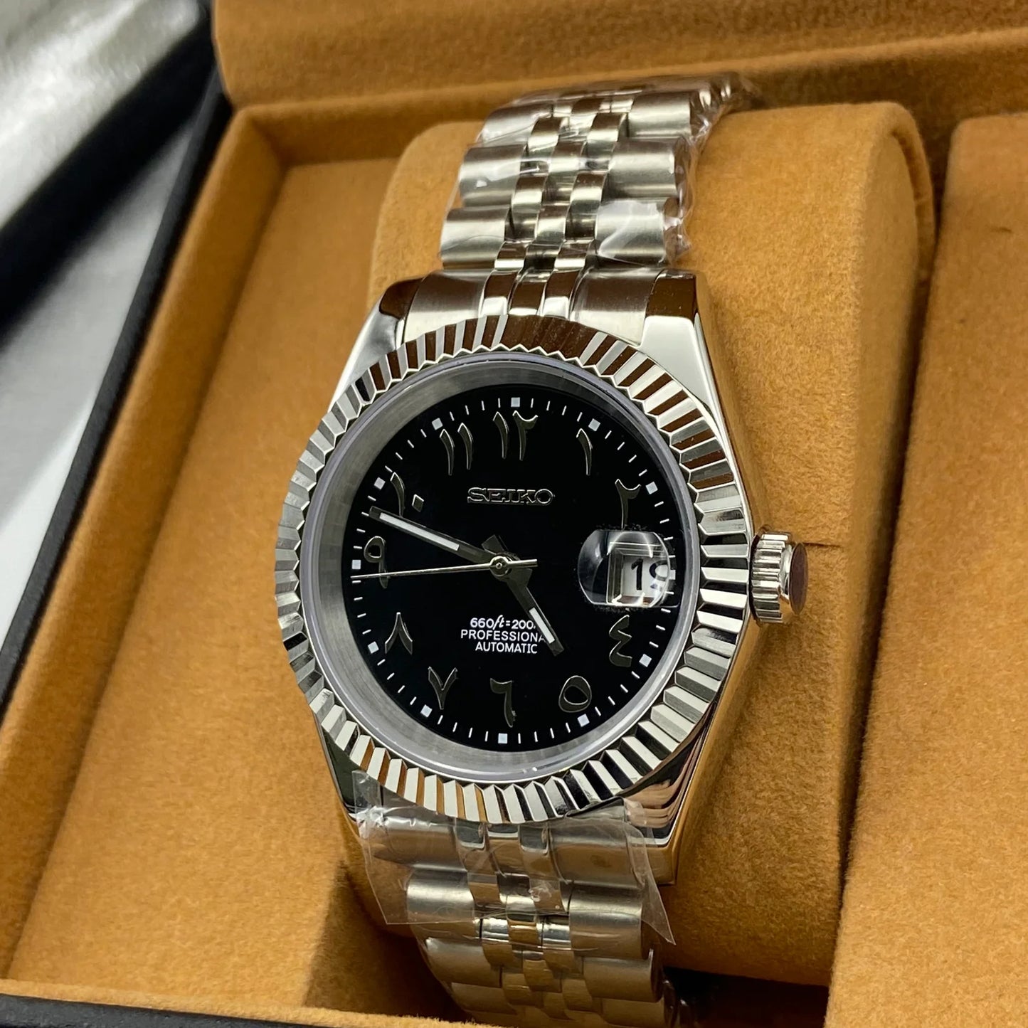 Seiko Mod Datejust - Chiffre Arabe - Esprit Obscur