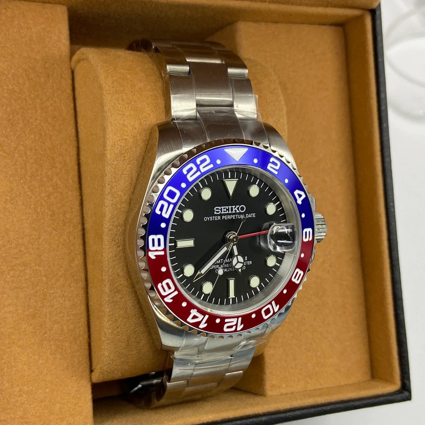 Seiko Mod Submariner - Pepsi