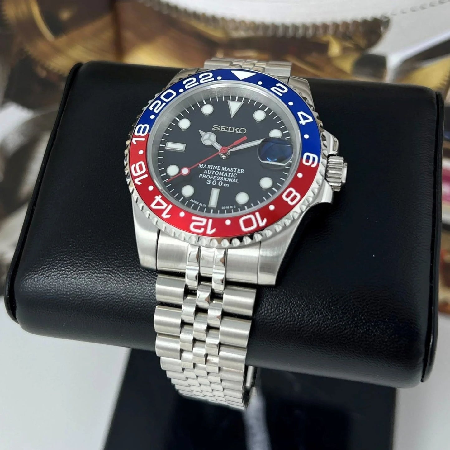 Seiko Mod Submariner - Pepsi