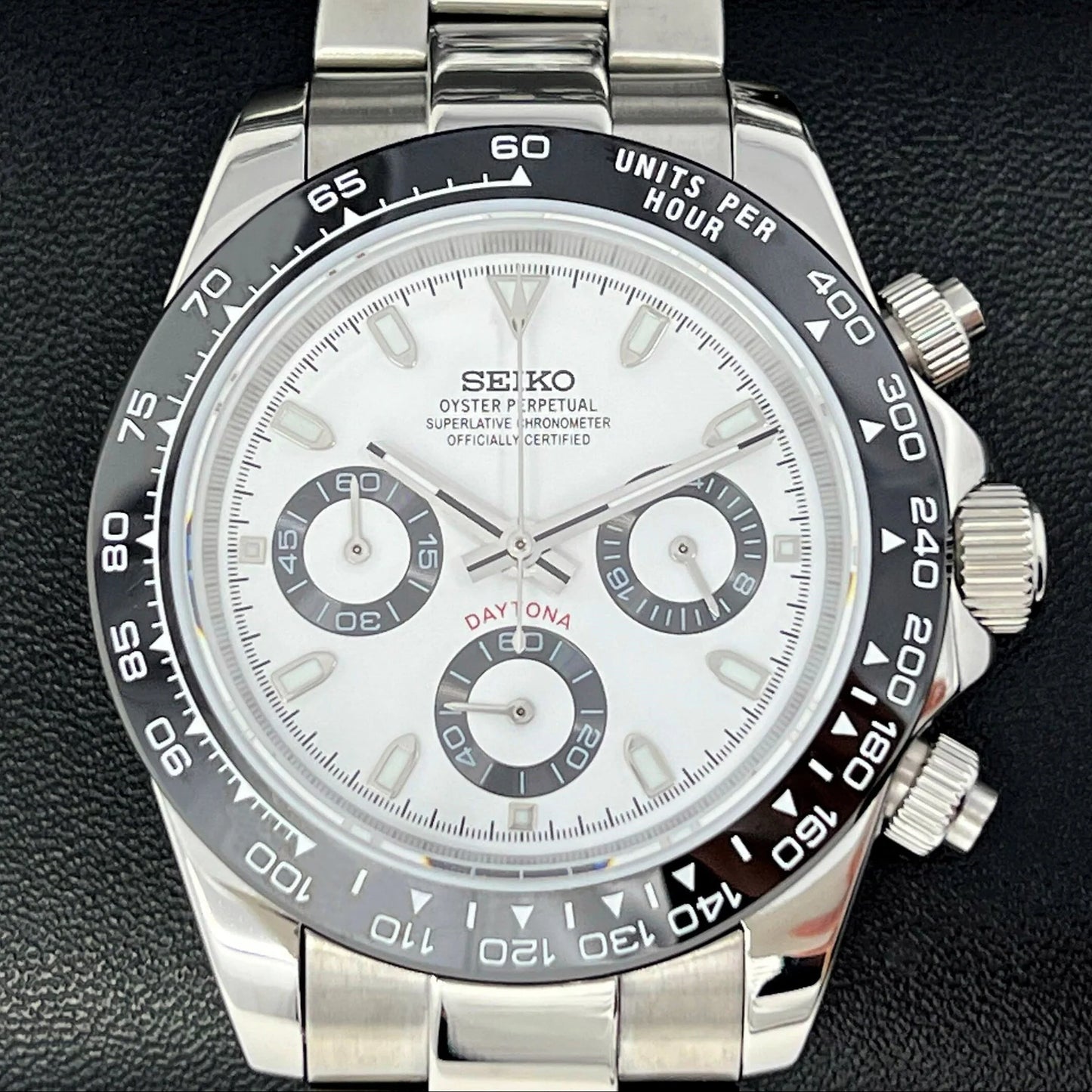 Seiko Mod Daytona Cosmograph - Panda