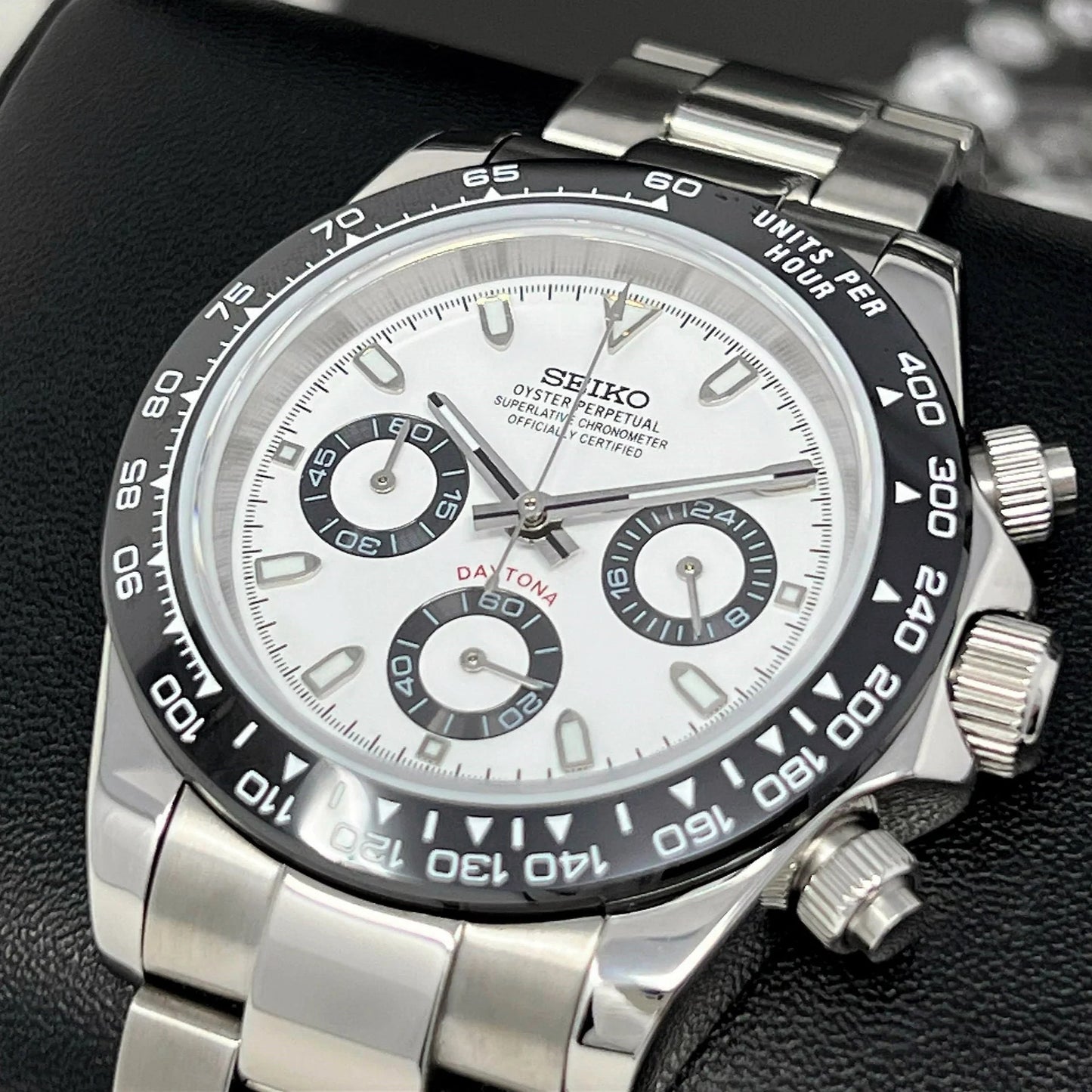 Seiko Mod Daytona Cosmograph - Panda