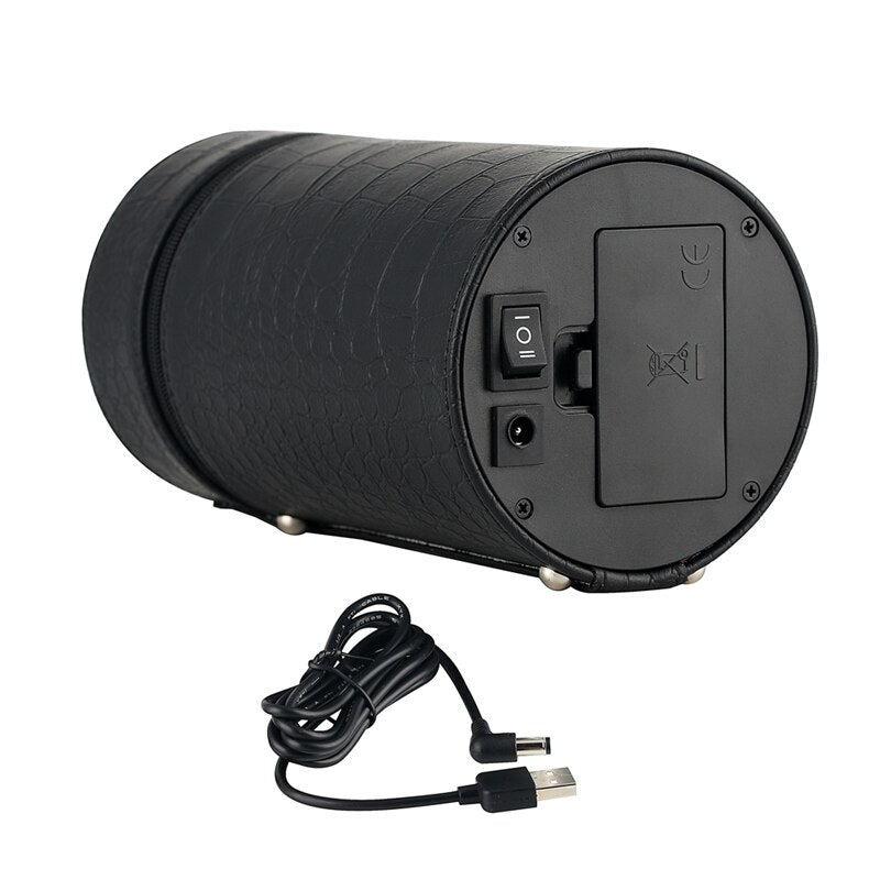 back side of leather bx