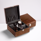 6 boxes of wooden watch winders