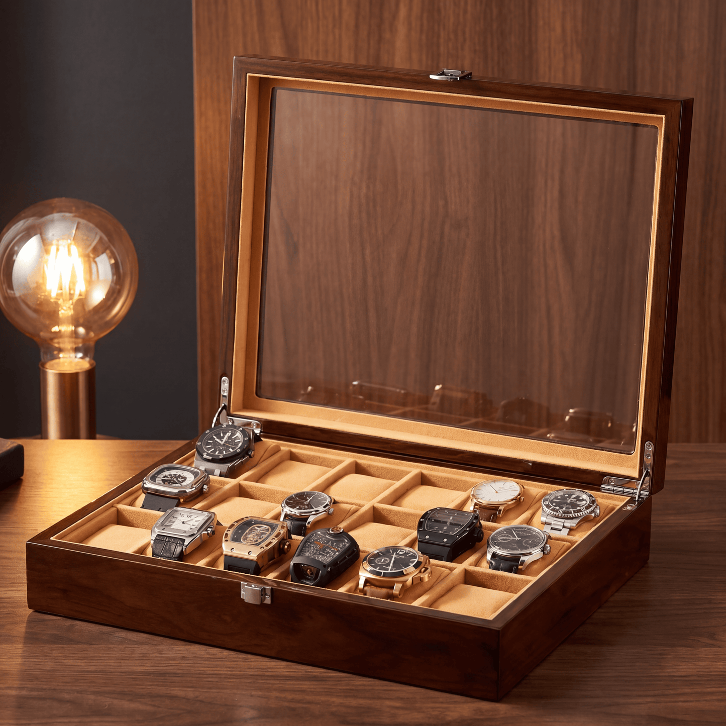 Watch Box - Time Master Brown™ Series 18