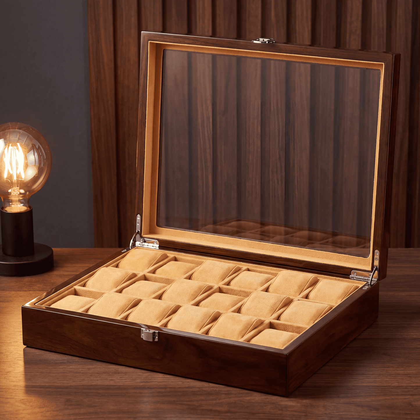 Watch Box - Time Master Brown™ Series 18