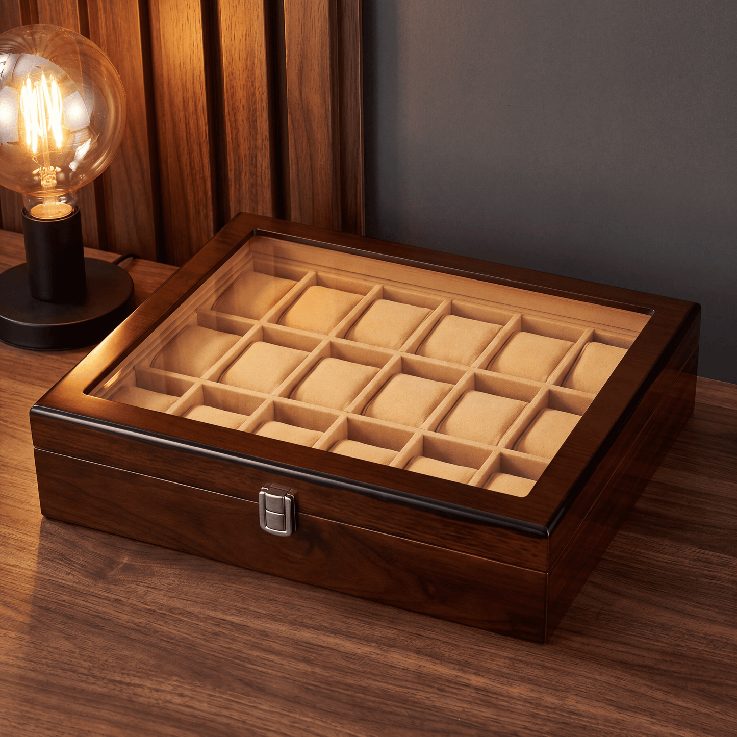 Watch Box - Time Master Brown™ Series 18