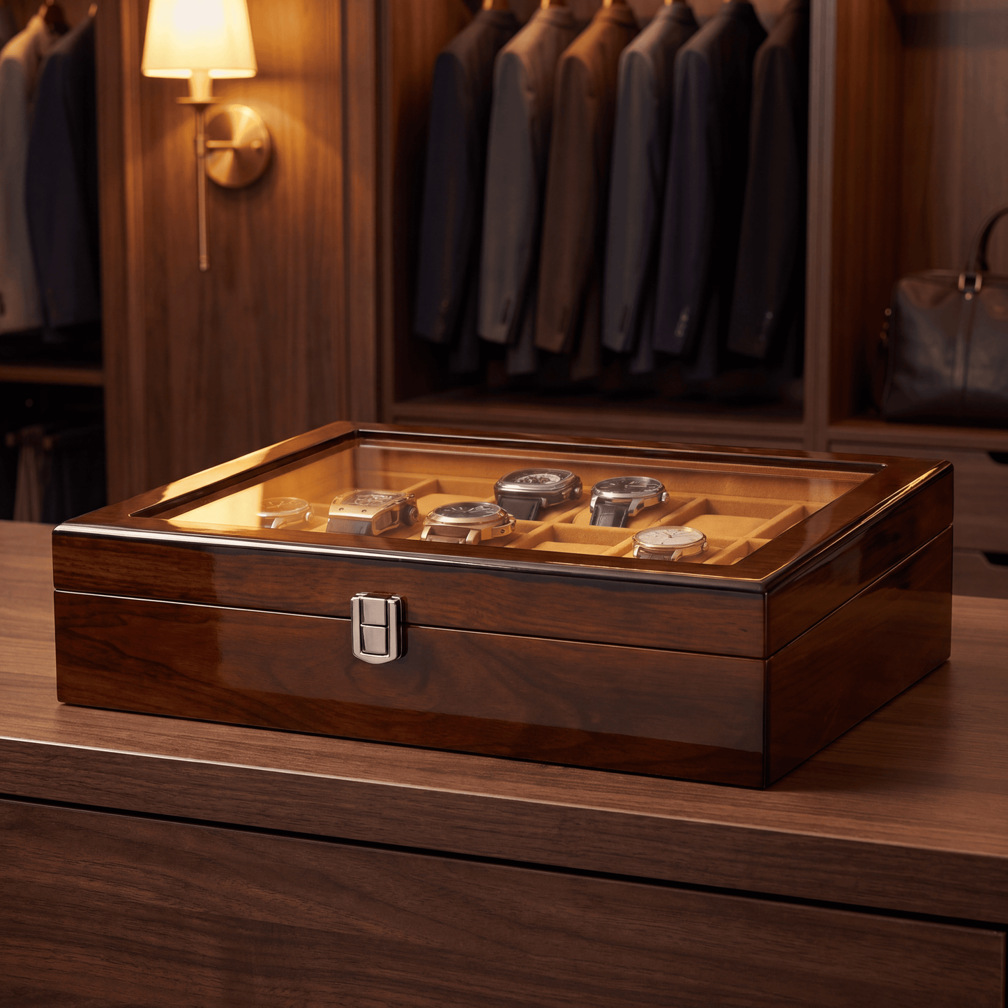 Watch Box - Time Master Brown™ Series 18