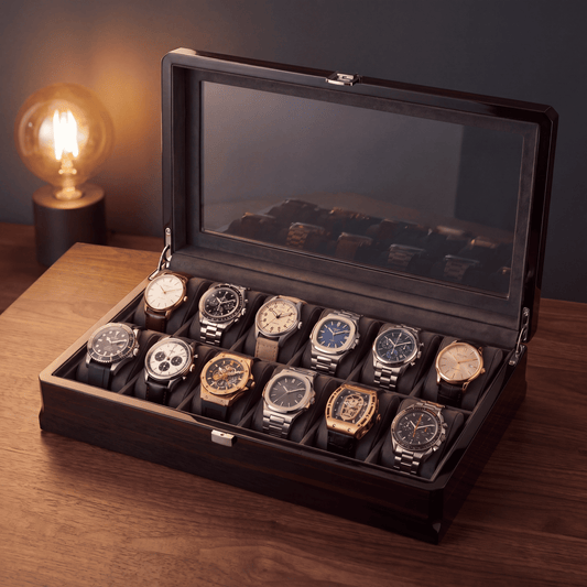 Watch Box - Master of Time Black™ Series 12