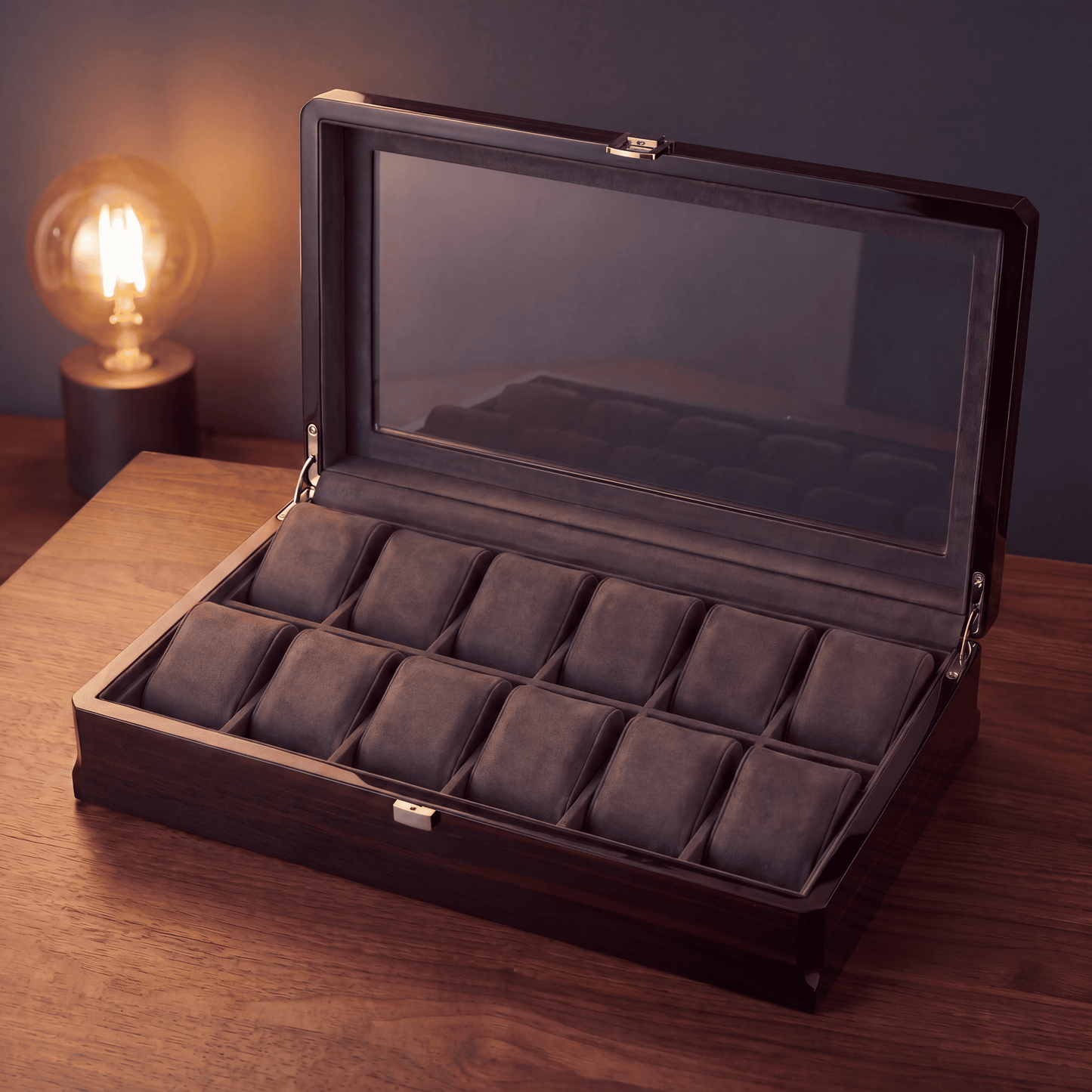 Watch Box - Master of Time Black™ Series 12