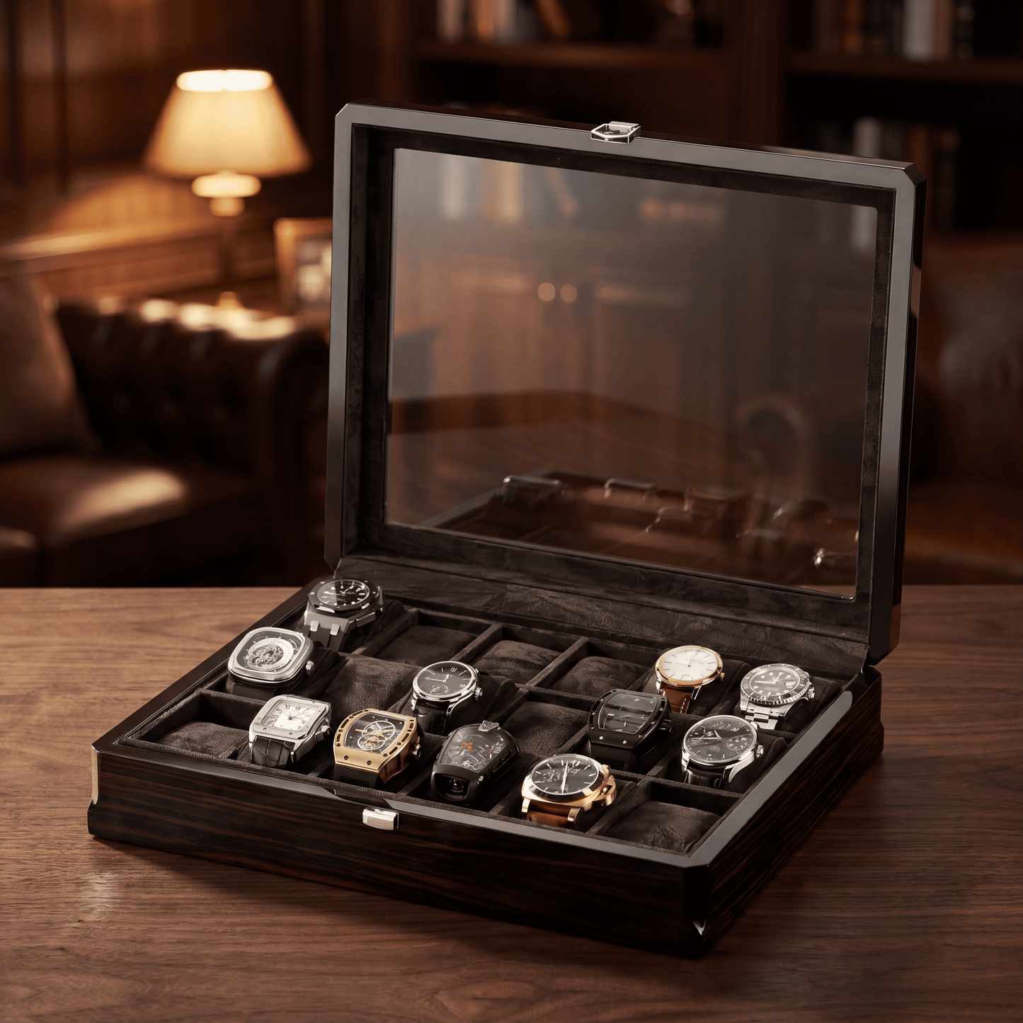 Watch Box - Master of Time Black™ Series 18