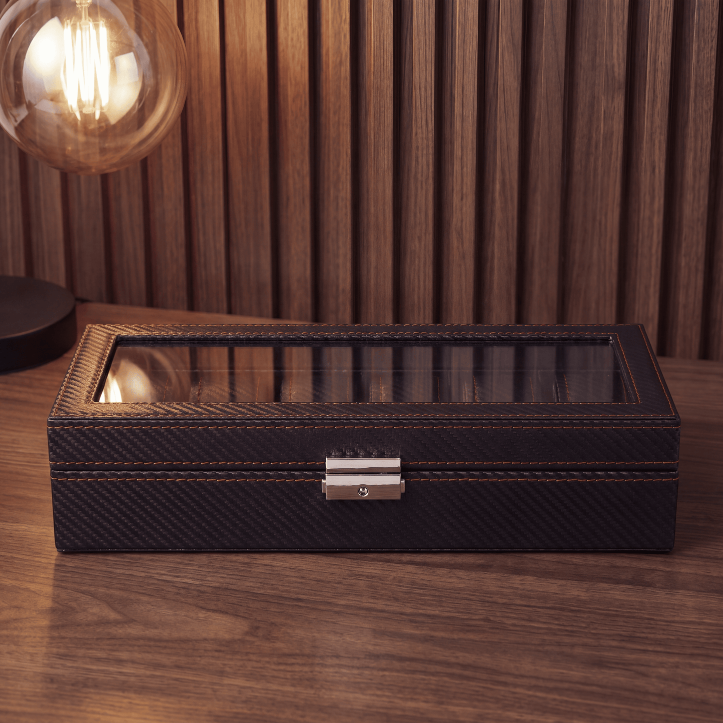 Scatola per orologi - Deep Black™ Serie 6