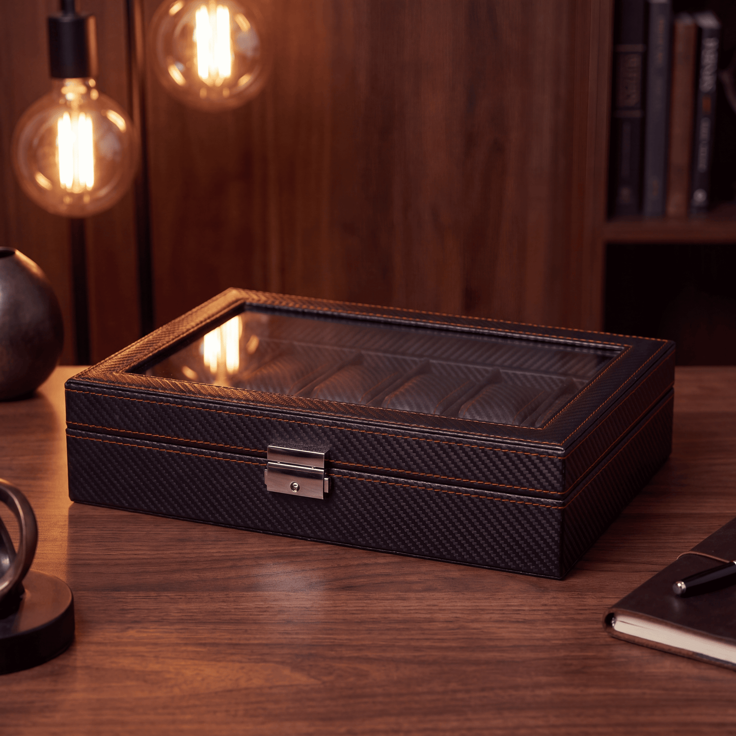 Scatola per orologi - Deep Black™ Serie 12