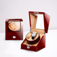 red brown watch winder box