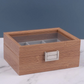empty wooden watch box