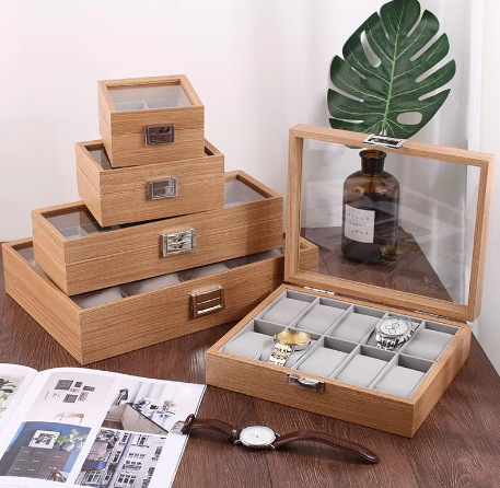 wooden box of watch
