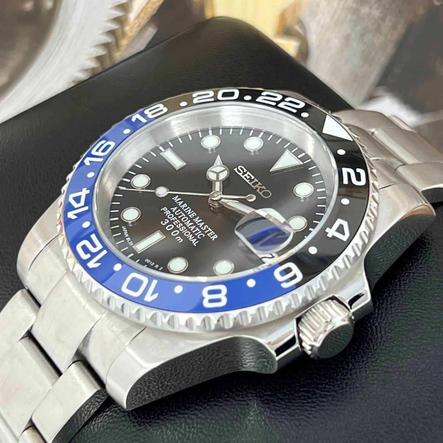 Seiko Mod Submariner - Batman