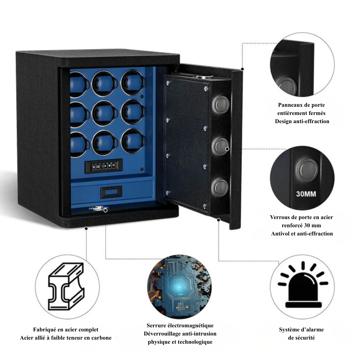 Watch Winder Safe - Noble Heritage