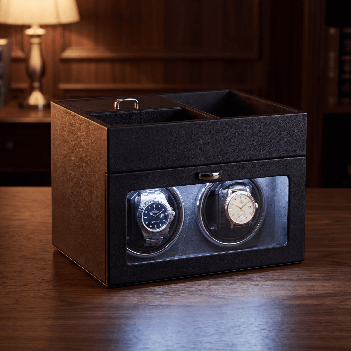 Watch winder and jewelry box – Sky Blue