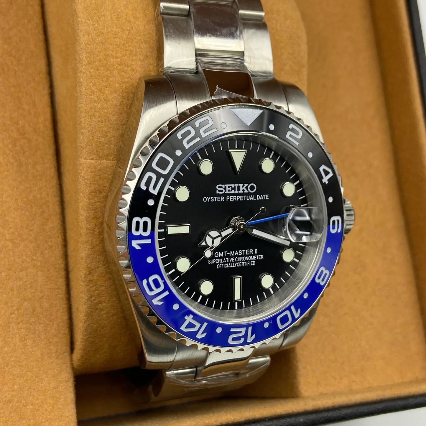 Seiko Mod Submariner - Batman