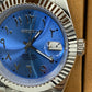 Seiko Mod Datejust - Chiffre Arabe - Élégance Marine