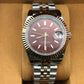 Seiko Mod Datejust - Écarlate Royale