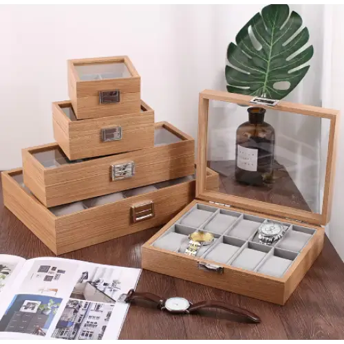 many wooden box of watch