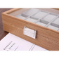 locked wooden box of watch