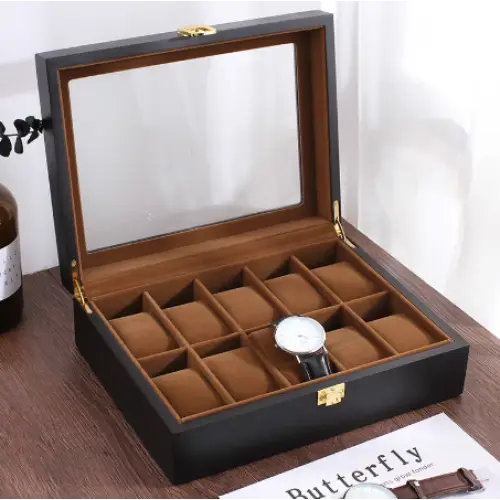 1 scatola di carica orologi in legno