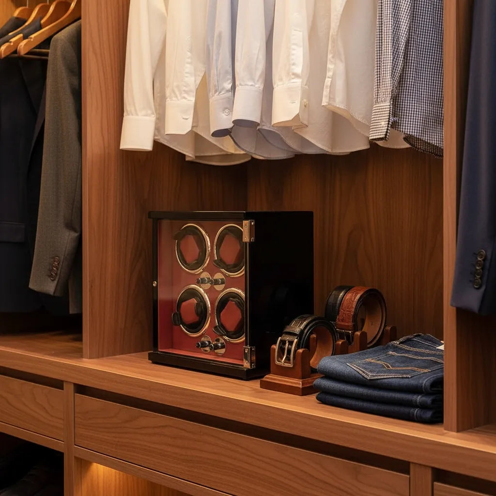 Carica orologi - Serie 4 Rosso bizantino